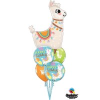 Folienballon - Figur LoveLlama - XXL - 114 cm / 0,10 m³