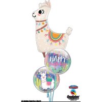 Folienballon - Figur LoveLlama - XXL - 114 cm / 0,10 m³