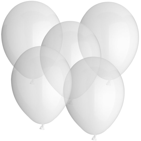 Latexballon Klar (transparent)  - S/Latex - 30cm/0,02m³