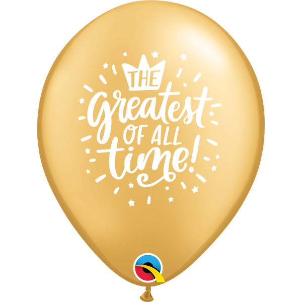 Latexballon - Motiv Greatest Of All Time - S - 28 cm / 0,02m³