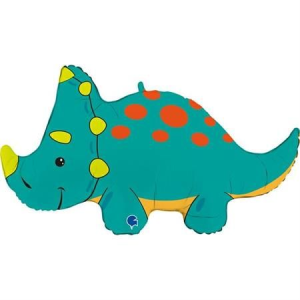 Folienballon - Figur Triceratops - XXL - 91 cm / 0,09...