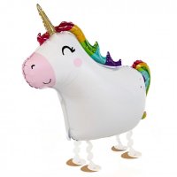 Folienballon - Airwalker Einhorn II - XL - 85cm/0,07m³