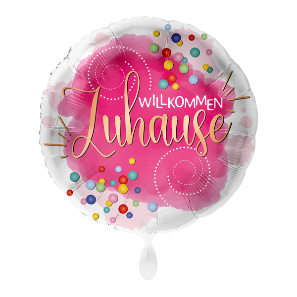 Folienballon - Motiv Willkommen Zuhause II - S - 43 cm /...