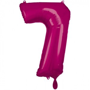 Ballon XXL Zahl 7 Pink