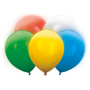 LED-Luftballons &Oslash; 30cm Bunt (5)