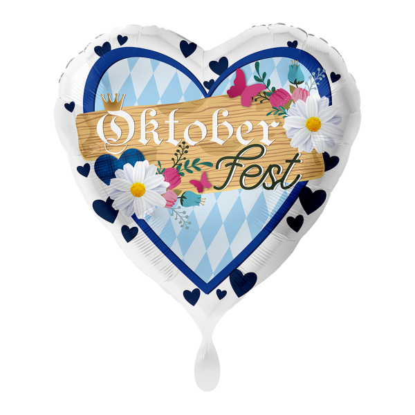 Folienballon - Motiv Oktoberfest - XXL - 71 cm / 0,07 m&sup3;