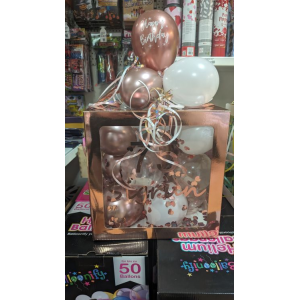 Ballonbox - Rosegold