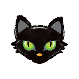 Folienballon - Figur Mächtiger Katzenkopf - XXL - 71...