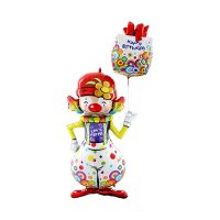 Folienballon - Airwalker Clown - XXXL - 160cm/0,10m³