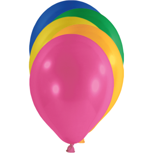 Latexballon Basic gemischt &Oslash; 30 cm (10)