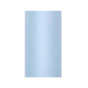 Tüllstoff hellblau 8cm