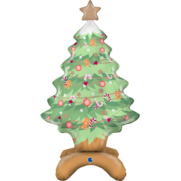 Folienballon - Standballon Weihnachtsbaum - XL - 97 cm