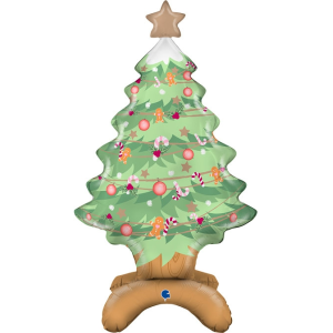 Folienballon - Standballon Weihnachtsbaum - XL - 97 cm