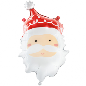 Folienballon - Figur Santa - Kopf - L - 60 cm / 0,03 m³