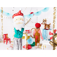 Folienballon - Figur Santa-Kopf - L - 60cm/0,03m³