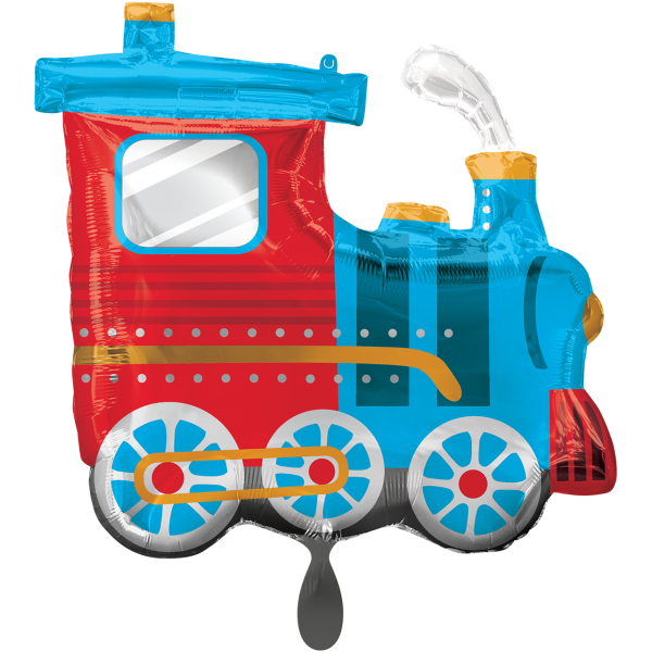 Folienballon - Figur Choo Choo Zug - XXL - 63cm/0,07m³