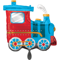 Folienballon - Figur Choo Choo Zug - XXL - 63 cm / 0,07 m³