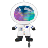 Folienballon - Figur Astronaut - XXL - 76 cm / 0,07 m³