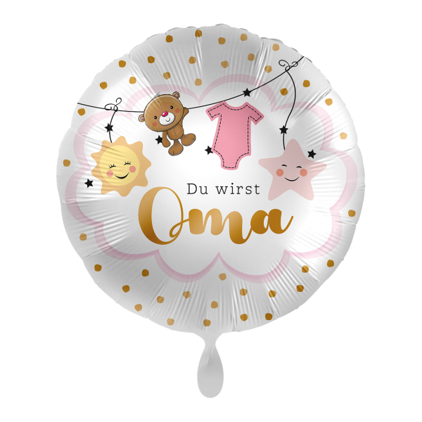 Ballon Du wirst Oma
