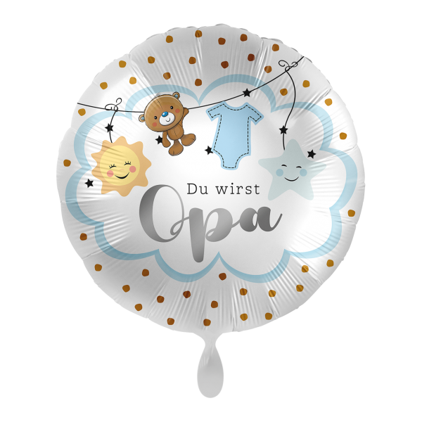 Ballon Du wirst Opa