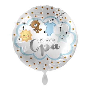 Ballon Du wirst Opa