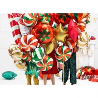 Ballon Candy Swirl Rot