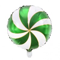Ballon Candy Swirl Gr&uuml;n