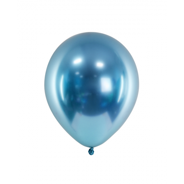 Latexballon Glossy Blau Ø 28cm