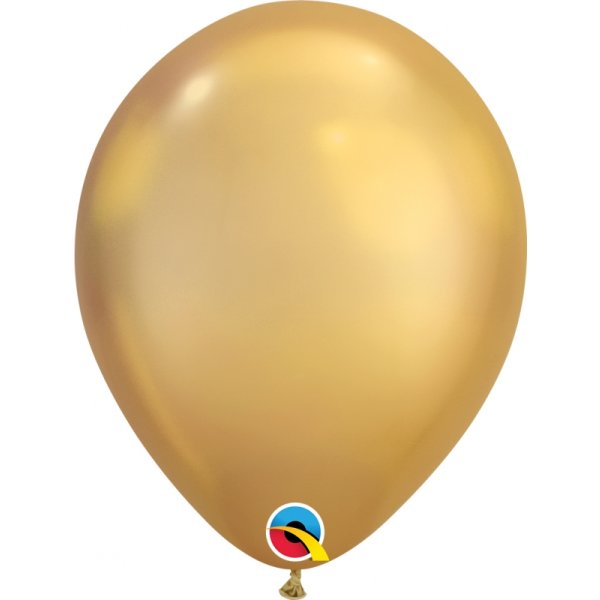 Latexballon Gold Chrome - S/Latex - 30cm/0,02m³