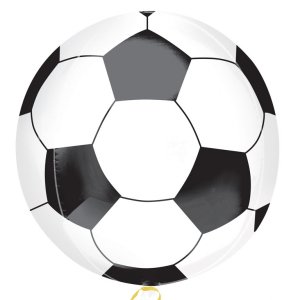 Folienballon - Motiv Fussball - S - 45cm/0,03m³