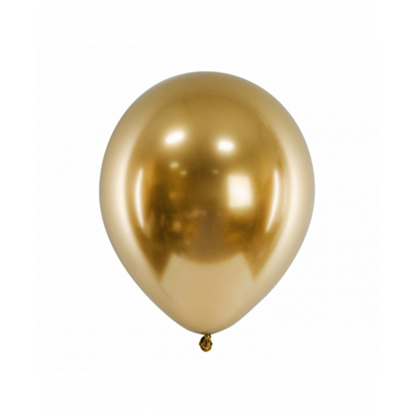 Latexballon Gold Glossy - S/Latex - 28cm/0,02m³