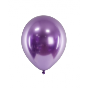 Latexballon - Violett Glossy - S - 30cm/0,02m³
