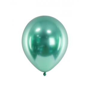 Latexballon - Grün Glossy - S - 30cm/0,02m³
