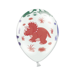 Latexballon-Set - Motiv Dinos - S - 28 cm / 0,02 m³ (6)