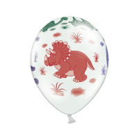 Latexballon-Set - Motiv Dinos - S - 28 cm / 0,02 m³ (6)