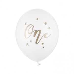 Latexballon - Motiv One - S / Latex - 30 cm / 0,02m³