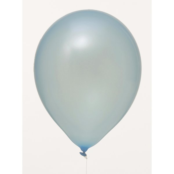Latexballon Perlmutt Hellblau  - S/Latex - 28cm/0,02m³