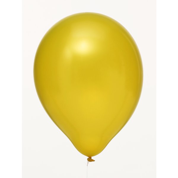 Latexballon Gelb Metallic - S/Latex - 28cm/0,02m³