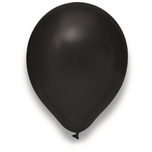 Latexballon Metallic Schwarz Ø 28 cm