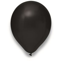 Latexballon - Schwarz Metallic - S/Latex - 28cm/0,02m³