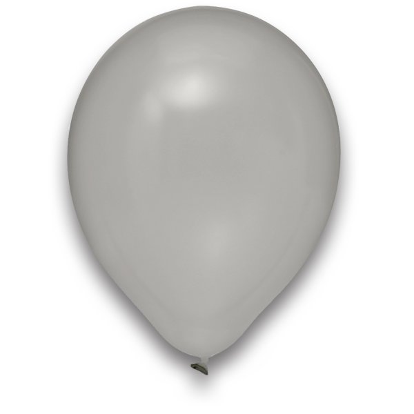 Latexballon - Grau - S/Latex - 31cm/0,02m³