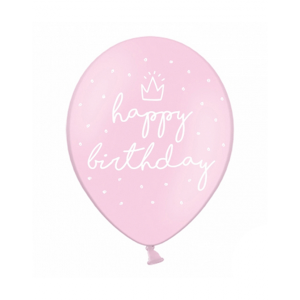 Motivballon-Set Happy Birthday rosa (6)