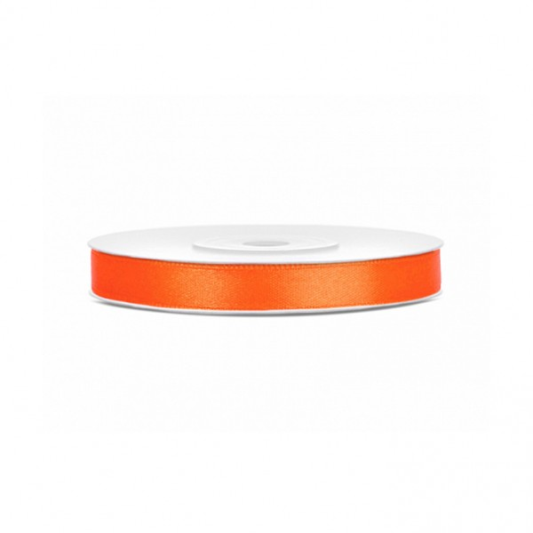 Geschenkband Satin 6 mm Orange