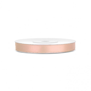 Geschenkband Satin 6 mm Hellpirsich