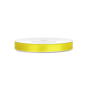 Geschenkband Satin 6 mm Gelb