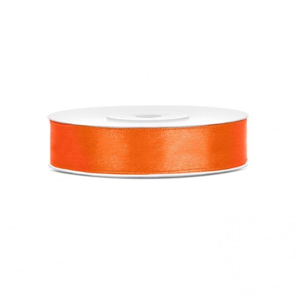 Geschenkband Satin 12 mm Orange