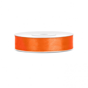 Geschenkband Satin 12 mm Orange