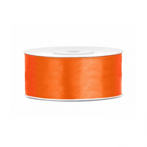 Geschenkband Satin 25 mm Orange