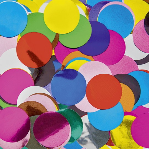 Ballonkonfetti Rund Sort3 2cm