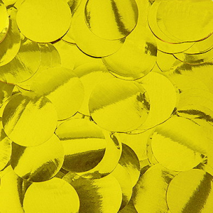 Ballonkonfetti Rund Gold 2cm
